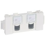 Legrand  LCS² Sistem Armada RJ45 Cat5e priz-UTP 2xRJ45 Soluclip aksesuarlı,3modül LEG-076541